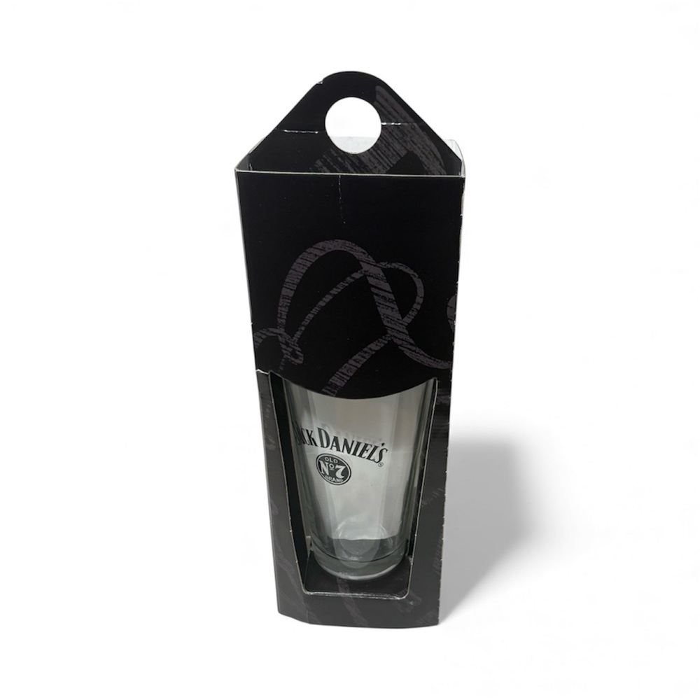 Jack Daniels Old #7 Whiskey Pint Glass in Gift Box